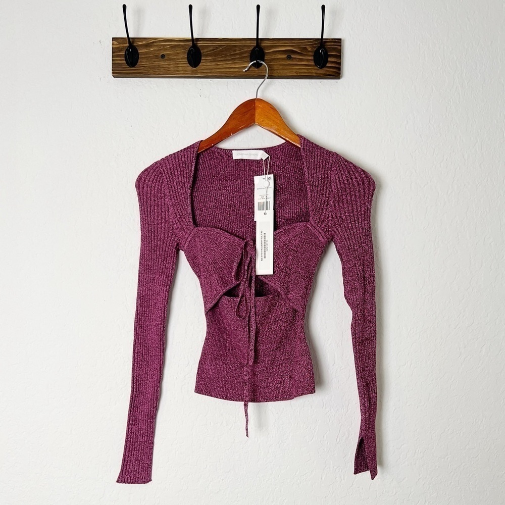 Jonathan Simkhai Alexia halterneck knitted top - Picture 2 of 7